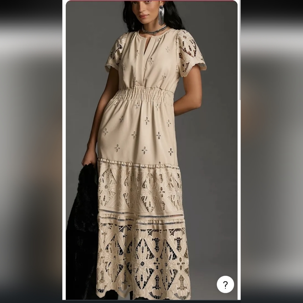 Anthropologie somerset maxi dress 1x